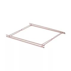 Kisasztal levehető tálcával, nude rózsaszín, RENDER