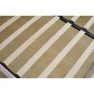 Ágy ágyráccsal, rózsaszín/króm arany matt, 180x200, KAISA