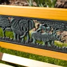 Gyerek pad , fekete/természetes, NADAZA