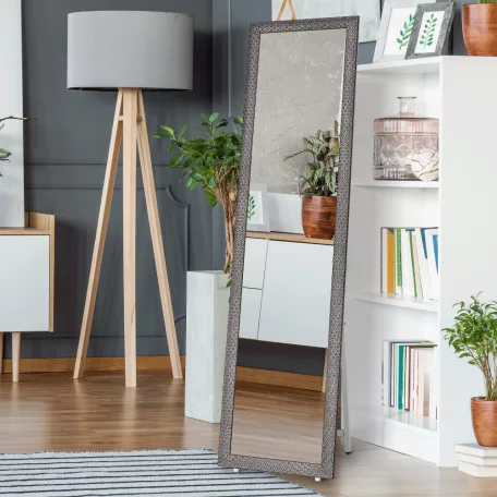 Álló tükor, fekete, LAVAL