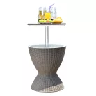 Kerti hűtőasztal, szürke, FABIR