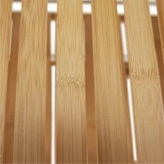 Tálalókocsi, természetes bambusz, NASHY