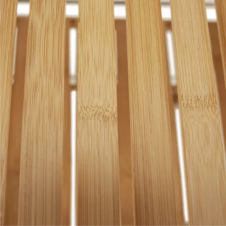 Tálalókocsi, természetes bambusz, NASHY