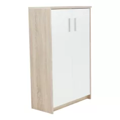 Szekrény, sonoma tölgy/fehér, JOHAN 2 NEW 13
