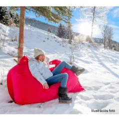 Felfújható babzsák/lazy bag, narancssárga, LEBAG
