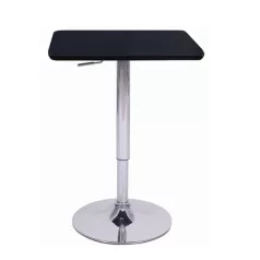   Magasság állítható bárasztal, fekete, 57x84-110 cm, FLORIAN