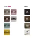 Ülőgarnitúra, fekete/sötét szürke, balos,  EMILY