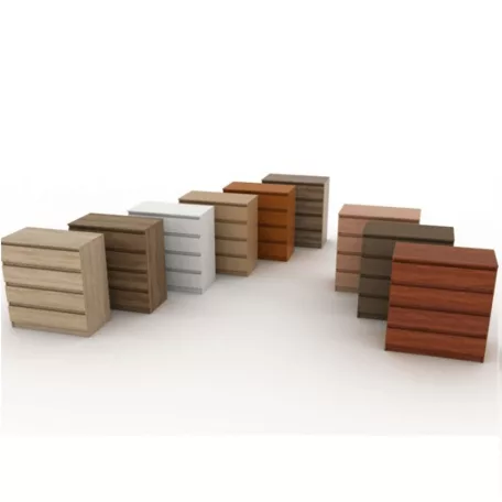 4 fiókos komód, tölgy sonoma, HANY NEW 014