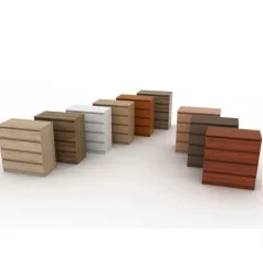 2 ajtós komód, tölgy sonoma, HANY NEW 008