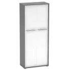 Polcos szekrény, grafit/fehér, RIOMA  NEW TYP 07
