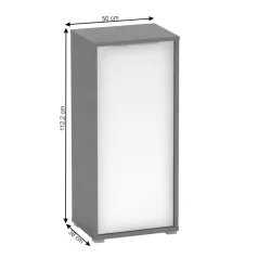 Szekrény, grafit/fehér , RIOMA NEW TYP 10