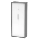 Szekrény zárral, grafit/fehér, RIOMA NEW  TYP 31