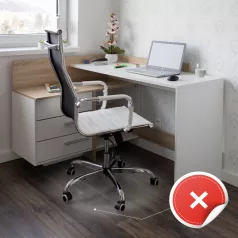   Védőalátét a szék alá, átlátszó, 140x100 cm, 0, 5 mm, ELLIE  NEW TYP 3