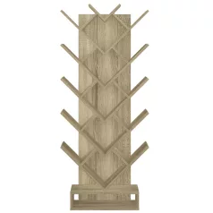 Polcrendszer, szürkésbarna tölgy, VEVEY