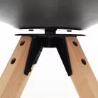 Stílusos forgószék, sötétszürke, ETOSA