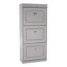 Cipőpolc, 3-soros, szürke , SEBER TYP 2