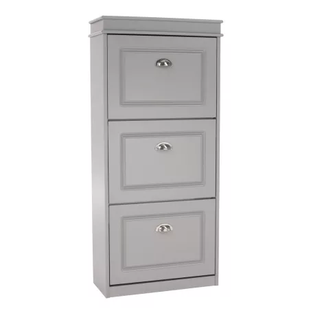 Cipőpolc, 3-soros, szürke , SEBER TYP 2