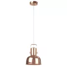 Függőlámpa retro stílusban, fém, rose gold, AVIER TYP 3