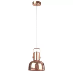 Függőlámpa retro stílusban, fém, rose gold, AVIER TYP 3