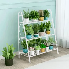 Polcállvány, 3 polcos, fehér, VERUMA