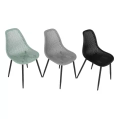 Étkező szék, fekete, TEGRA TYP 2