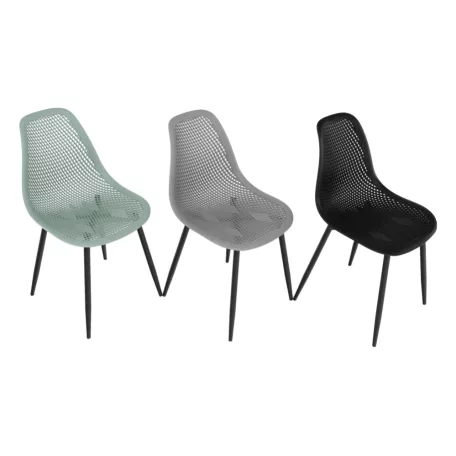 Étkező szék, fekete, TEGRA TYP 2