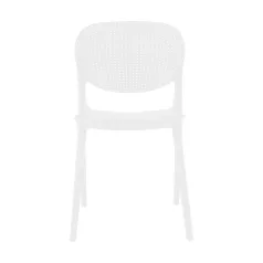 Rakásolható szék, fehér, FEDRA NEW