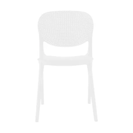 Rakásolható szék, fehér, FEDRA NEW