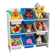   Rendszerező/Polcállvány játékokra, többszínű/mintás, DARLING TYP 3