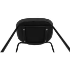 Bárszék, sötétszürke anyag/fém, MARIOLA 2 NEW