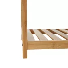 3 polcos polcállvány, természetes bambusz, FIORE TYP 1