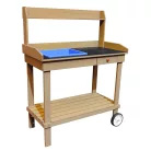 Kerti munkaasztal mosdóval fa/barna, BARDY