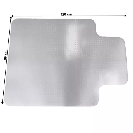 Védőalátét a szék alá, tejes, 90x120 cm, 1,8 mm, ELLIE NEW TYP 9