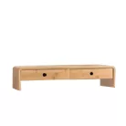 Monitor állvány, bambusz, természetes, ELARO TYP 2