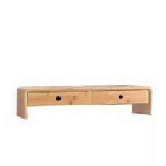 Monitor állvány, bambusz, természetes, ELARO TYP 2