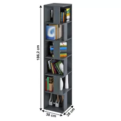 Sarok polc, grafit, KORIND