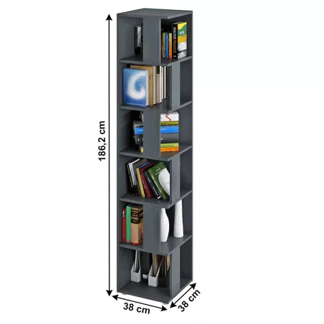 Sarok polc, grafit, KORIND