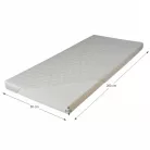 Habszivacs matrac, 80x200, MONTANA