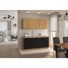 Felső szekrény, artisan tölgy, MONRO 50 GU-36 1F