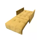 Kinyitható fotel, mustár színű szövet Riviera, ALANA