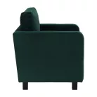 Fotel smaragd szövet, LUANA