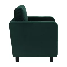 Fotel smaragd szövet, LUANA