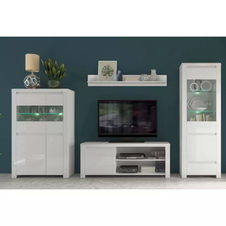 Polc 150, fehér, LINDY