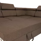 Ülőgarnitúra, szövet szürke-barna Taupe, SEGORIA LUX