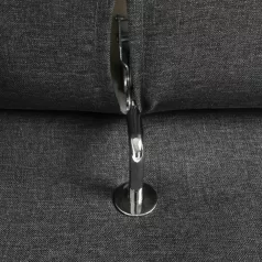 Sarok ülőgarnitúra, szürke, SEGORIA LUX