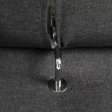 Sarok ülőgarnitúra, szürke, SEGORIA LUX