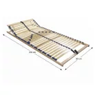 Ágyrács, 90x200 cm, TWINFLEX NEW