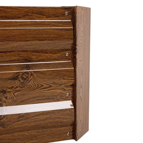 Magasított virágágy, barna, acél, NONKY TYP 3