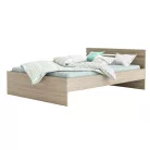 Ágykeret, 160x200, sonoma tölgyfa, MICHIGAN NEW