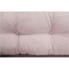 Szófa kinyitható, öregrózsaszín anyag Queens, AURELIA